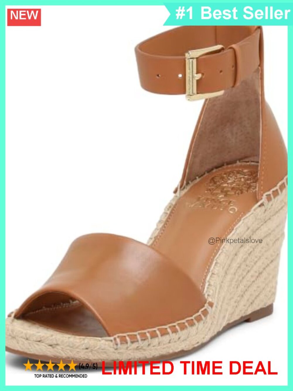 Espadrille Wedge Sandals Braided Jute Buckle Comfort